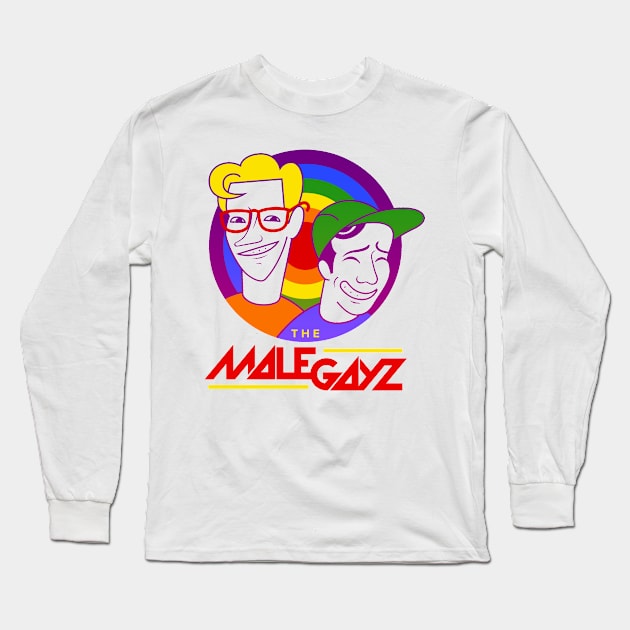 The Male Gayz Long Sleeve T-Shirt by Little Empire Podcast